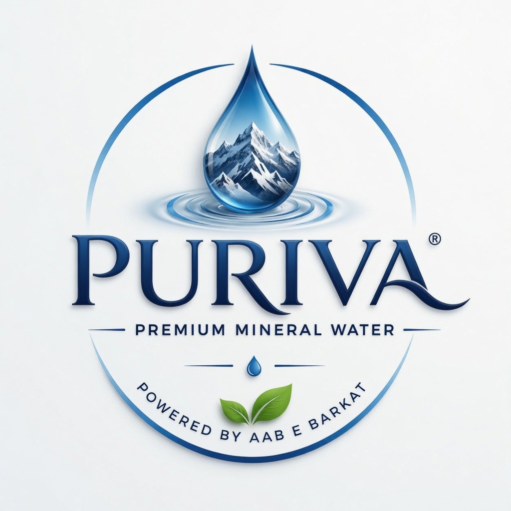 Puriva Premium Mineral Water Logo